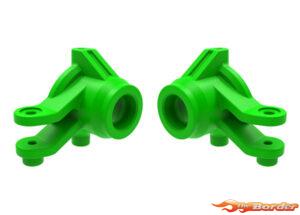 Traxxas Steering blocks, left & right (Green) 10736-GRN