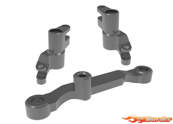 Traxxas Steering bellcranks, draglink (Grey anodized 6061-T6 Aluminum w/Bearings) 10743-GRAY - Afbeelding 2