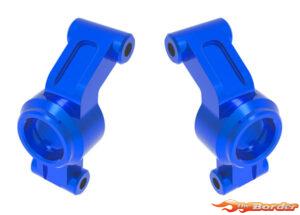 Traxxas Carriers, stub axle, 6061-T6 aluminum (Blue anodized) (left & right) 10751-BLUE