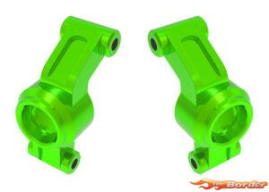 Traxxas Carriers, stub axle, 6061-T6 aluminum (Green anodized) (left & right) 10751-GRN