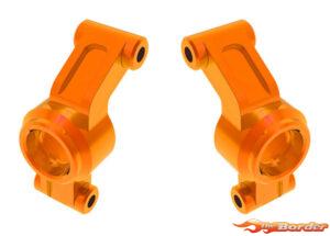 Traxxas Carriers, stub axle, 6061-T6 aluminum (Orange anodized) (left & right) 10751-ORNG