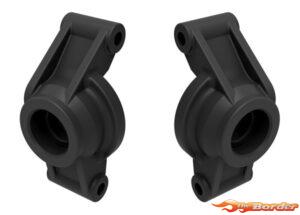 Traxxas Carriers, stub axle (black) (rear) (left & right) 10752-BLK