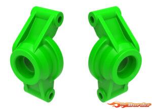 Traxxas Carriers, stub axle (green) (rear) (left & right) 10752-GRN