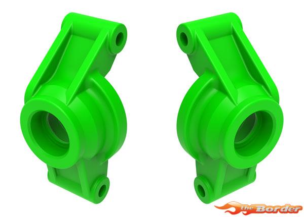 Traxxas Carriers, Stub Axle (Green) (Rear) (Left & Right) 10752-GRN