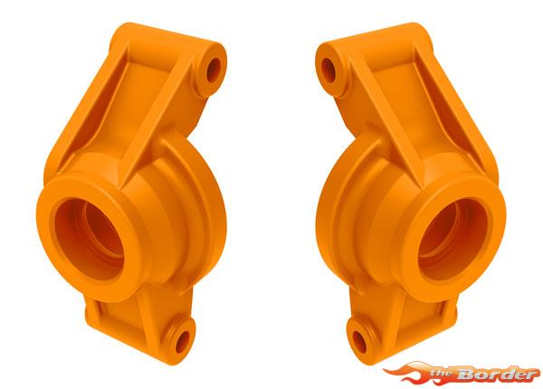 Traxxas Carriers, Stub Axle (Orange) (Rear) (Left & Right) 10752-ORNG