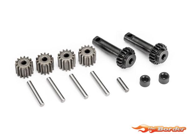 Traxxas Gear Set, Differential (planetary) (output gears (2), spider gears (4), spider gear shafts (4)) 10782