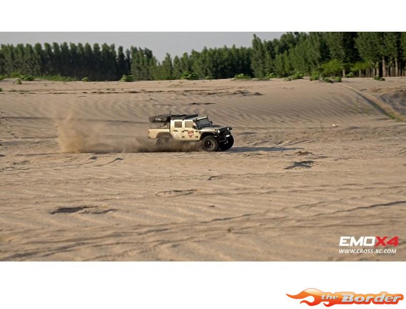 CrossRC Crawling RTR EMO X4 Silver 1/8 90100126