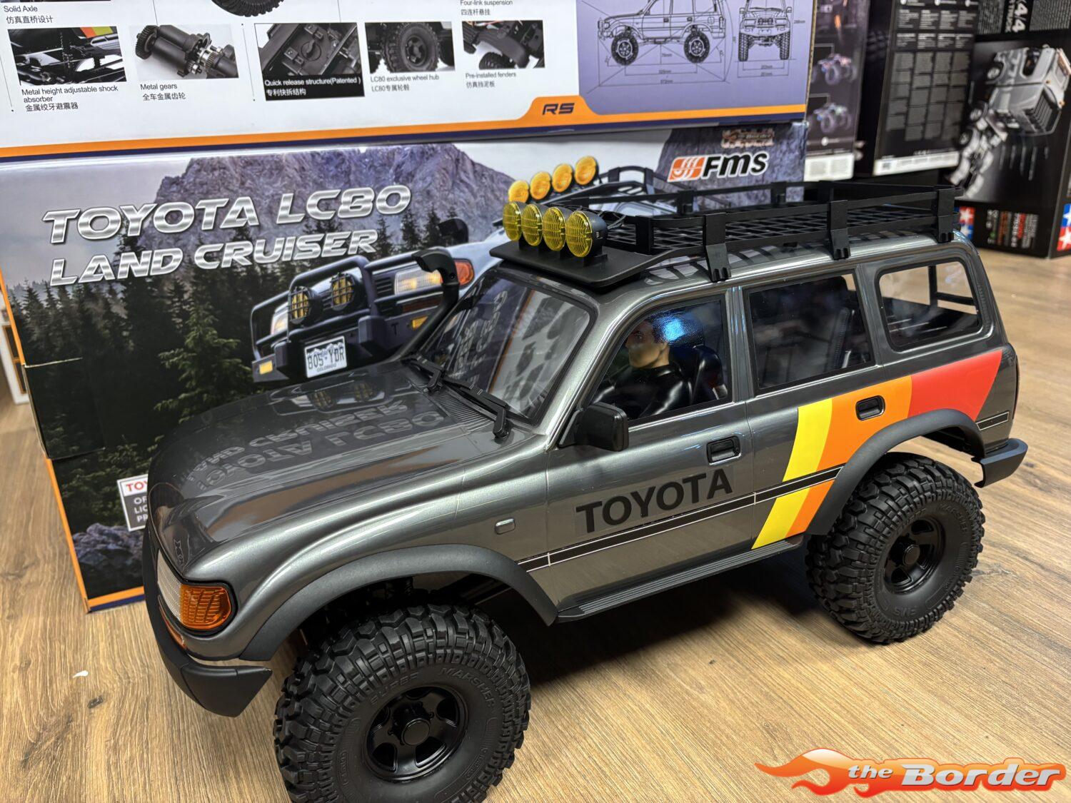 FMS 1/10 Toyota Land Cruiser 80 FCX10 Crawler ARTR Kit (RS Version) Grey FMS11042RS-GY-SP - Afbeelding 15