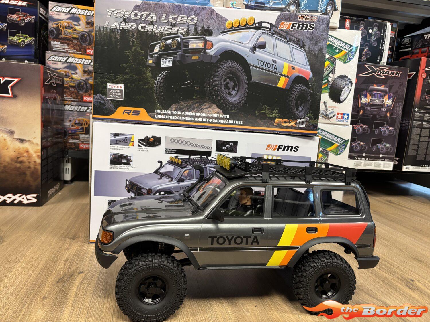 FMS 1/10 Toyota Land Cruiser 80 FCX10 Scaler ARTR Kit (RS Version) Grey FMS11042RS-GY-SP