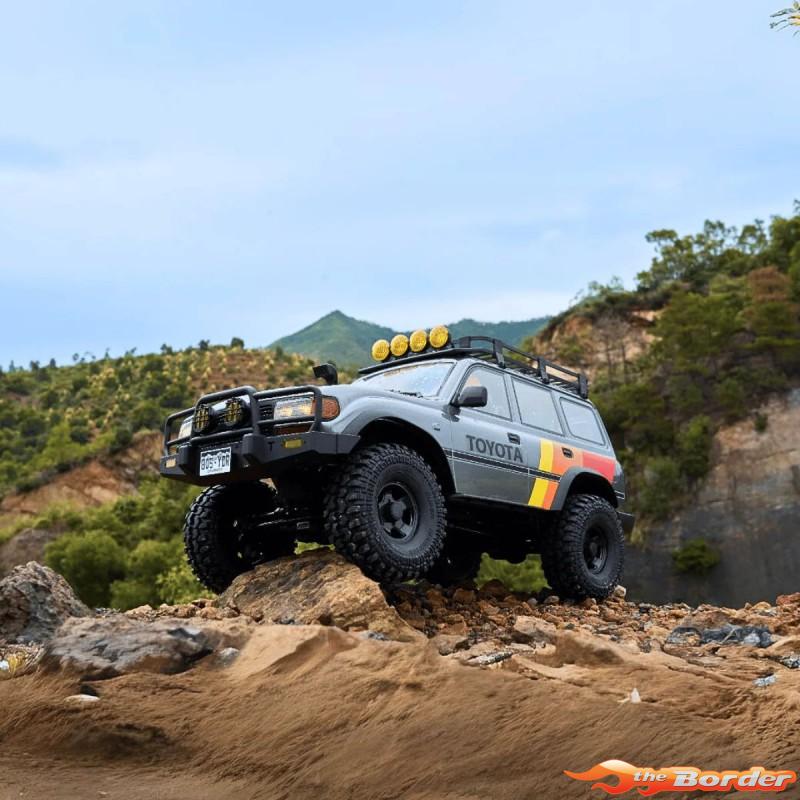 FMS 1/10 Toyota Land Cruiser 80 FCX10 Crawler ARTR Kit (RS Version) Grey FMS11042RS-GY-SP - Afbeelding 8