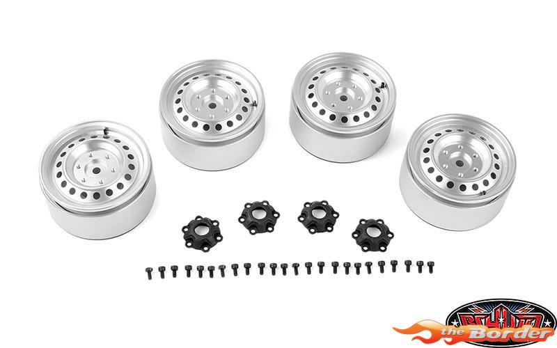 RC4WD Rad 1.9 Aluminium Internal Beadlock Wheels (Silver) (4) (VVV-C1227) - Afbeelding 5