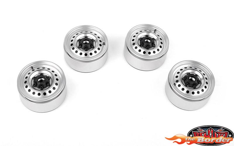 RC4WD Rad 1.9 Aluminium Internal Beadlock Wheels (Silver) (4) (VVV-C1227) - Afbeelding 4