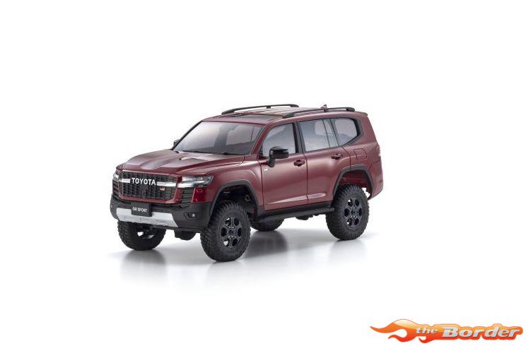 Kyosho Mini-Z 4x4 MX-01 Toyota Land Cruiser GR Sport Dark Red Mica 32538MR - Afbeelding 4