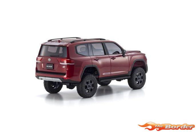 Kyosho Mini-Z 4x4 MX-01 Toyota Land Cruiser GR Sport Dark Red Mica 32538MR - Afbeelding 3