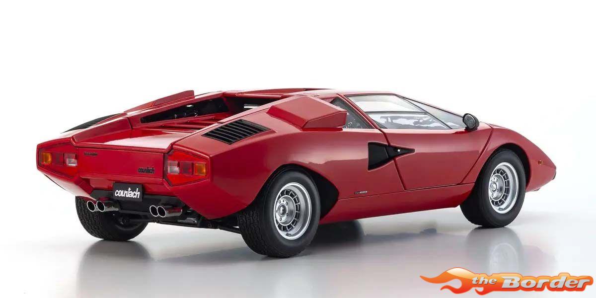Kyosho Lamborghini Countach LP400 1974 Red 1/12 8611R - Afbeelding 2