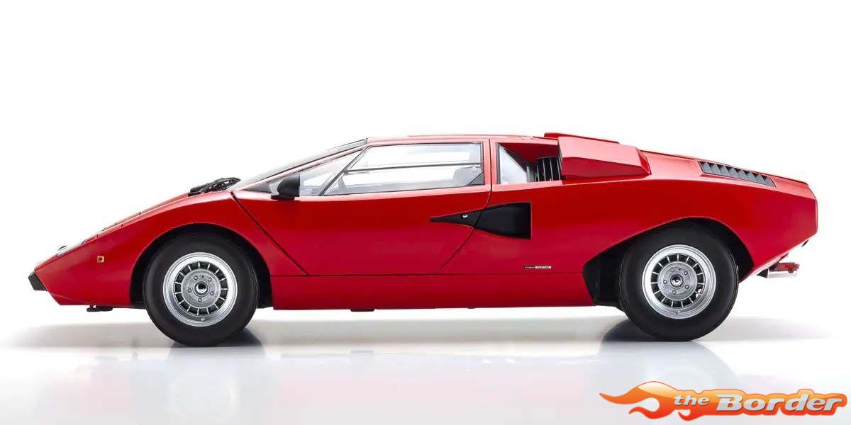 Kyosho Lamborghini Countach LP400 1974 Red 1/12 8611R - Afbeelding 3