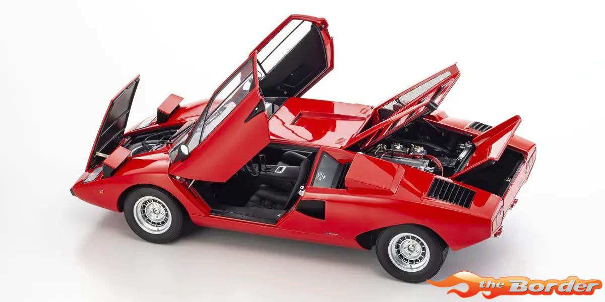 Kyosho Lamborghini Countach LP400 1974 Red 1/12 8611R - Afbeelding 4