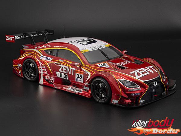 KillerBody Zent Cerumo F 195mm Clear Body for 1/10 48773 - Afbeelding 4
