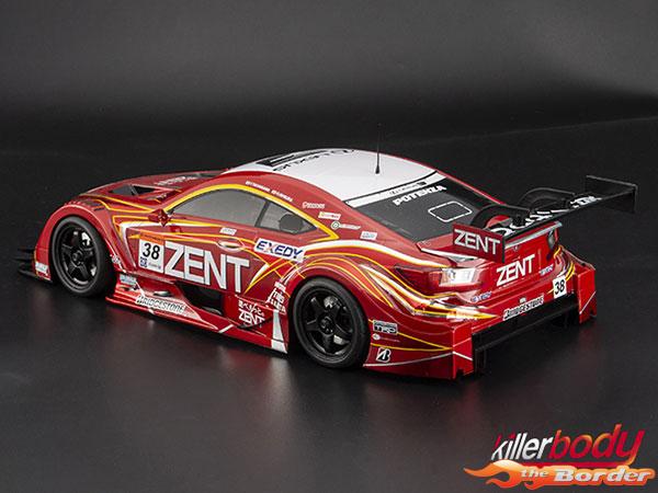 KillerBody Zent Cerumo F 195mm Clear Body for 1/10 48773 - Afbeelding 5