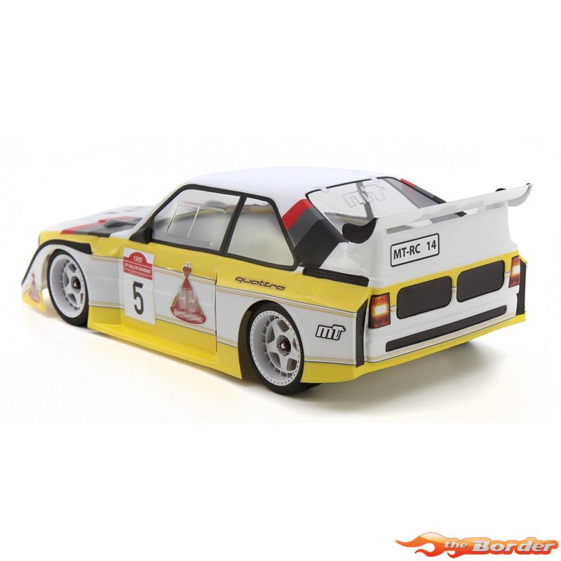 Mon-Tech 1/10 Rally Car Audi Quattro S1 Clear Body Set (WB 260) 024-010 - Afbeelding 4