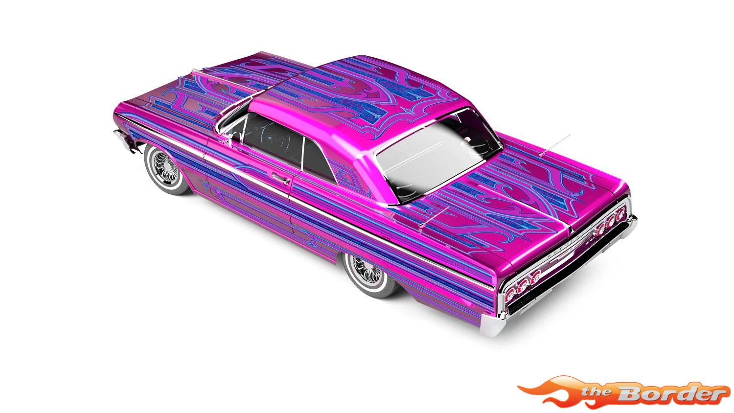 RedCat SixtyFour 1/10 1964 Chevrolet Impala Hopping Lowrider - Purple Kandychrome Edition - Afbeelding 3