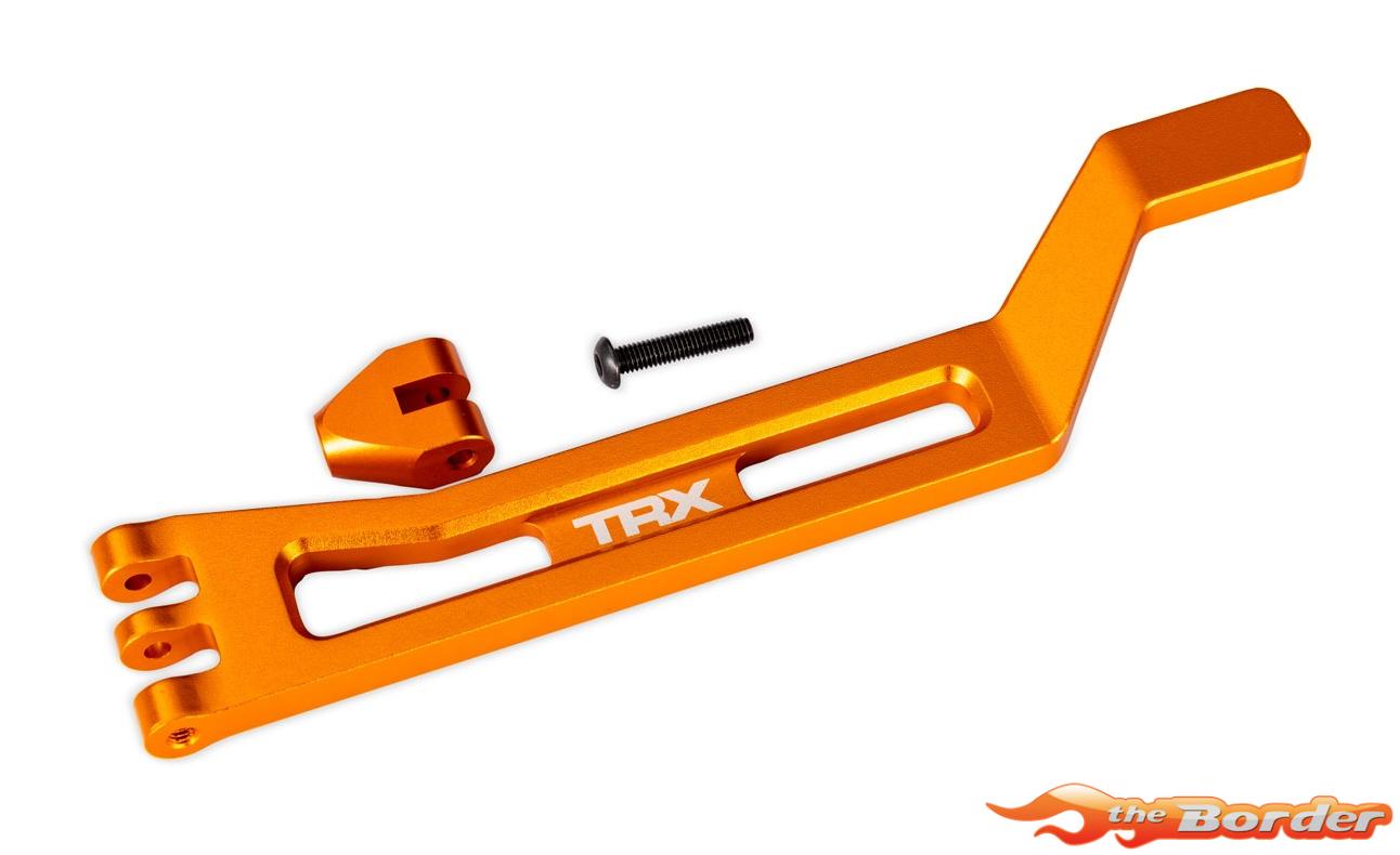 Traxxas Battery hold-down, hold-down post (Orange anodized 6061-T6 Aluminum) 10726-ORNG