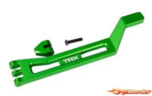 Traxxas Battery hold-down, hold-down post (green-anodized 6061-T6 aluminum) 10726-GRN