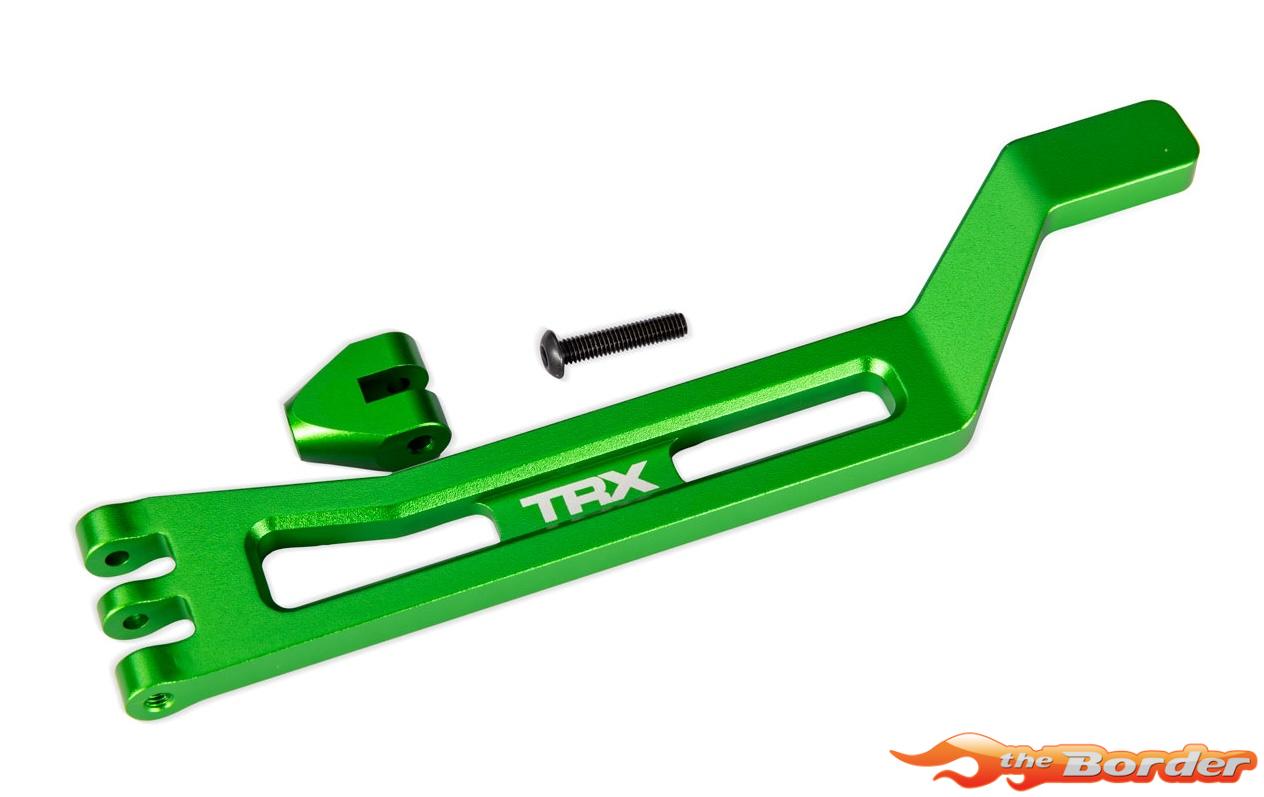 Traxxas Battery hold-down, hold-down post (green-anodized 6061-T6 aluminum) 10726-GRN