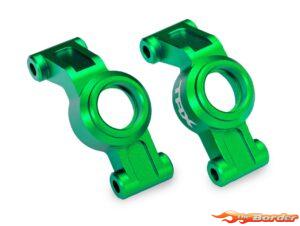 Traxxas Carriers, stub axle, 6061-T6 aluminum (Green anodized) (left & right) 10751-GRN