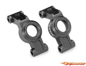 Traxxas Carriers, stub axle, 6061-T6 aluminum (Grey anodized) (left & right) 10751-GRAY