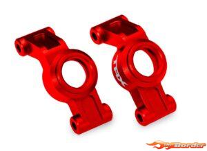 Traxxas Carriers, stub axle, 6061-T6 aluminum (Red anodized) (left & right) 10751-RED