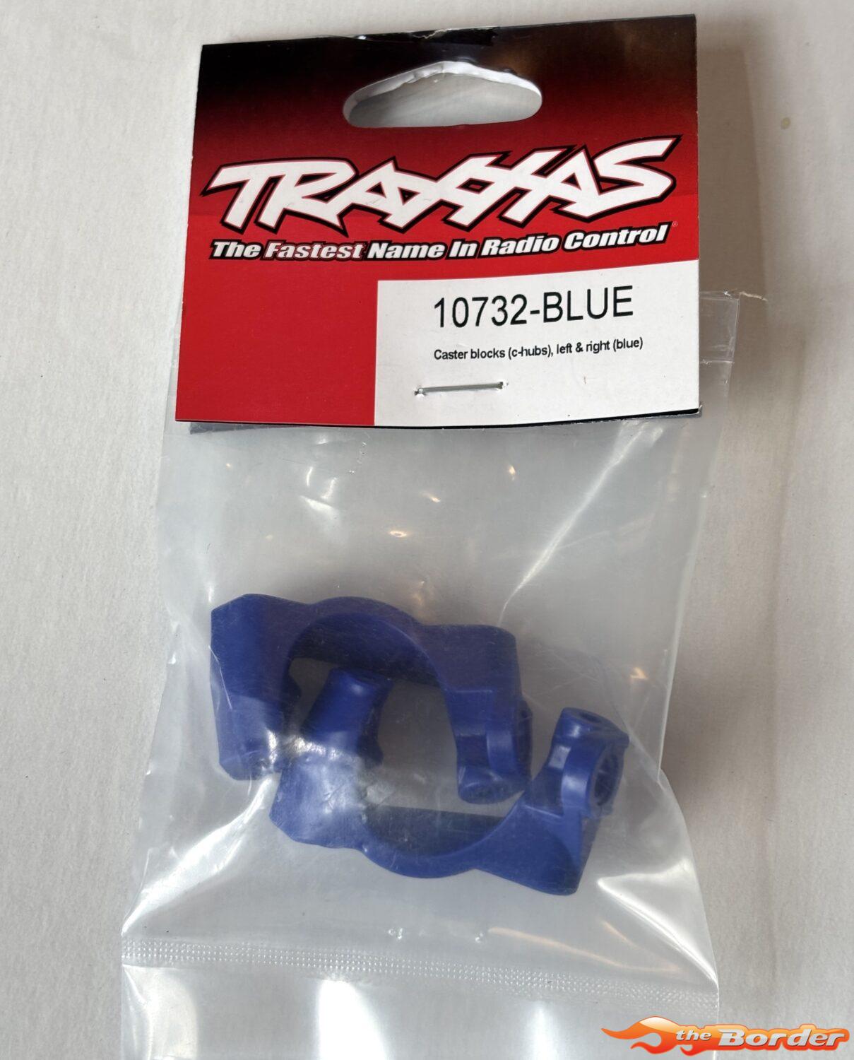 Traxxas Caster Blocks (C-Hubs), Left & Right (Blue) 10732-BLUE - Afbeelding 3