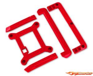 Traxxas Skid Plate (Roof)/Tailgate Protector - Red 10717-RED