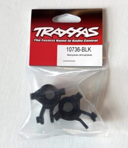 Traxxas Steering Blocks, Left & Right (Black) 10736-BLK