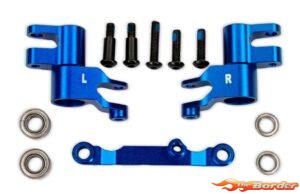 Traxxas Steering bellcranks, draglink (Blue anodized 6061-T6 Aluminum w/Bearing) 10743-BLUE