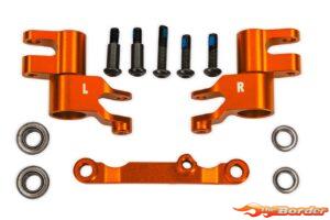 Traxxas Steering bellcranks, draglink (Orange anodized 6061-T6 Aluminum w/Bearings) 10743-ORNG