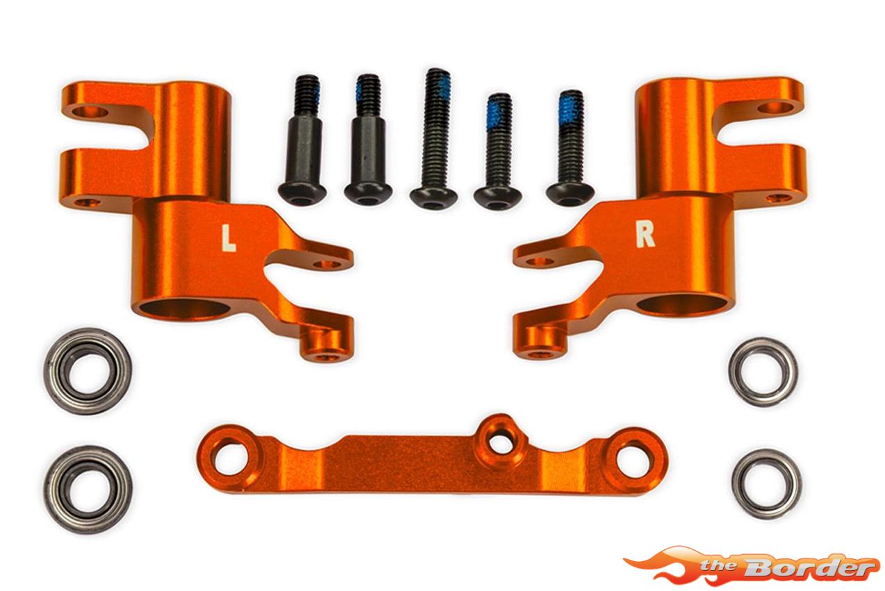 Traxxas Steering bellcranks, draglink (Orange anodized 6061-T6 Aluminum w/Bearings) 10743-ORNG