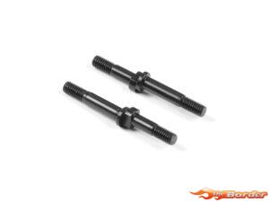 XRAY Front Wheel Axle 1mm Less Trail - Hudy Spring Steel (2) 375222