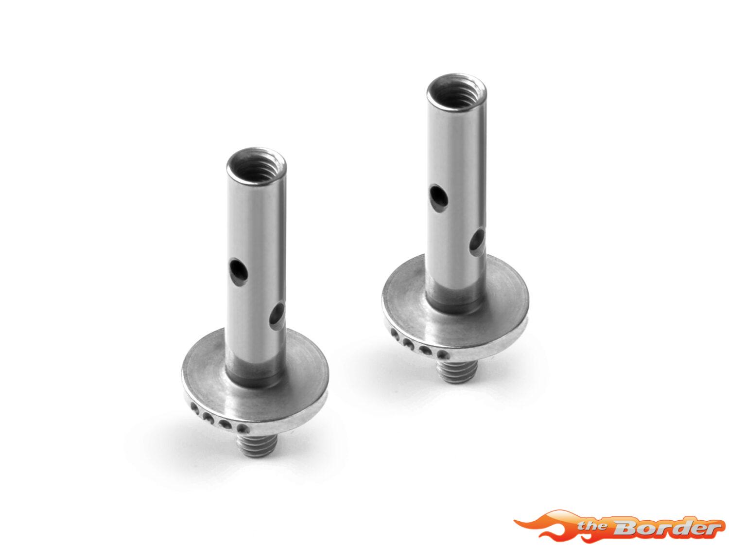 XRAY X12 Kingpin 4mm With Holes - 0.5° 4 Dots - Nickel Coated (2) 372260