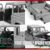 RC4WD Gelande II Kit w/2015 LandRover Defender D90 Hard Body Set RC4ZK0064 - Afbeelding 9