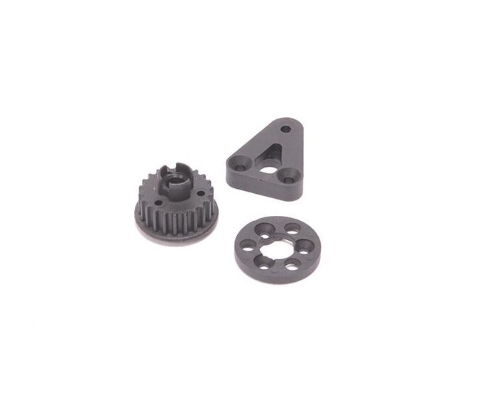 Schumacher Layshaft Mount & Pulley Set - Neon U8834