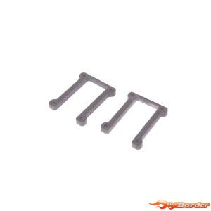 Schumacher S2 Upper Link Mount 4mm Spacer (2) - Neon U8858