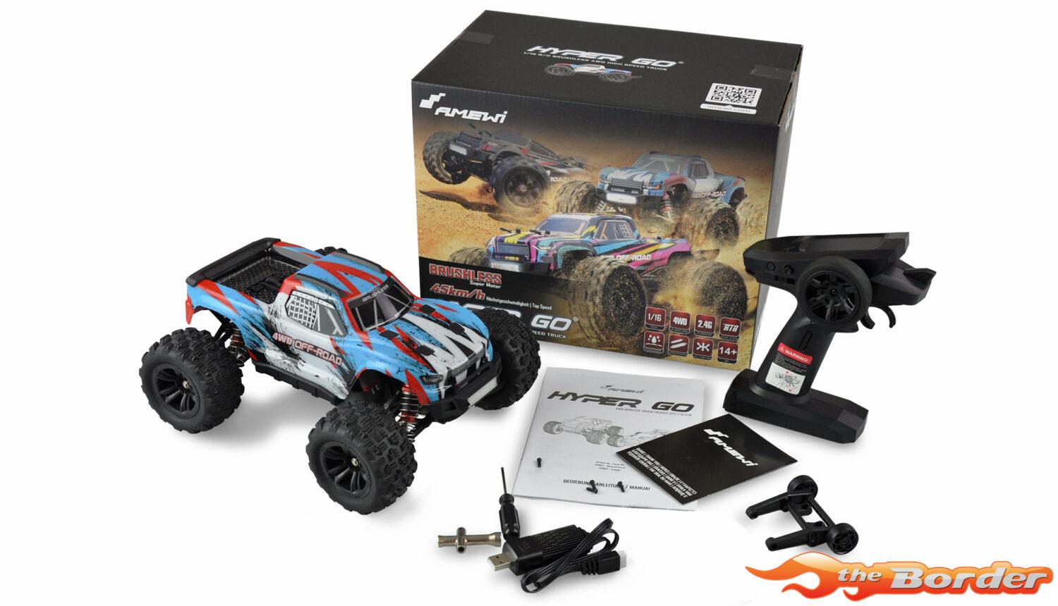 Amewi Hyper Pro Brushless Truck 1/16 4WD RTR 22627 - Afbeelding 2