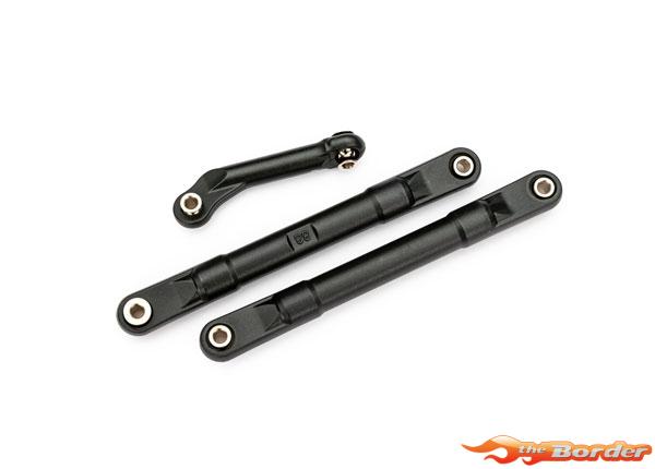 Traxxas Toe links, molded composite, 98mm (88mm Center to Center) (black) (2)/ steering link (1) 9027