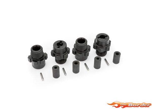 Traxxas Wheel Hubs hex (4)/ axles (4)/ axle pins (4) 9085