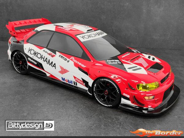 BittyDesign KANJO-S 1/7 Clear body for ARRMA Infraction/Limitless Pre-Cut 1.5mm BD-AR7F-KJS