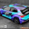 BittyDesign SKODA Fabia RS Rally2 Clear Body 1/10 Rally 190mm 1.2mm BD-RX-190FRS2H - Afbeelding 6