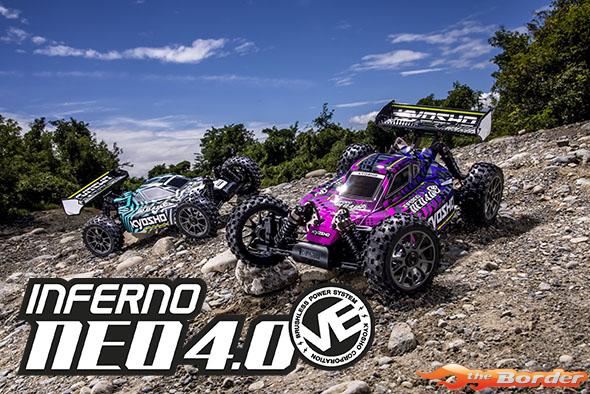 Kyosho Inferno Neo 4.0 1/8 RC Brushless EP Readyset T2 White 34118T2B - Afbeelding 2