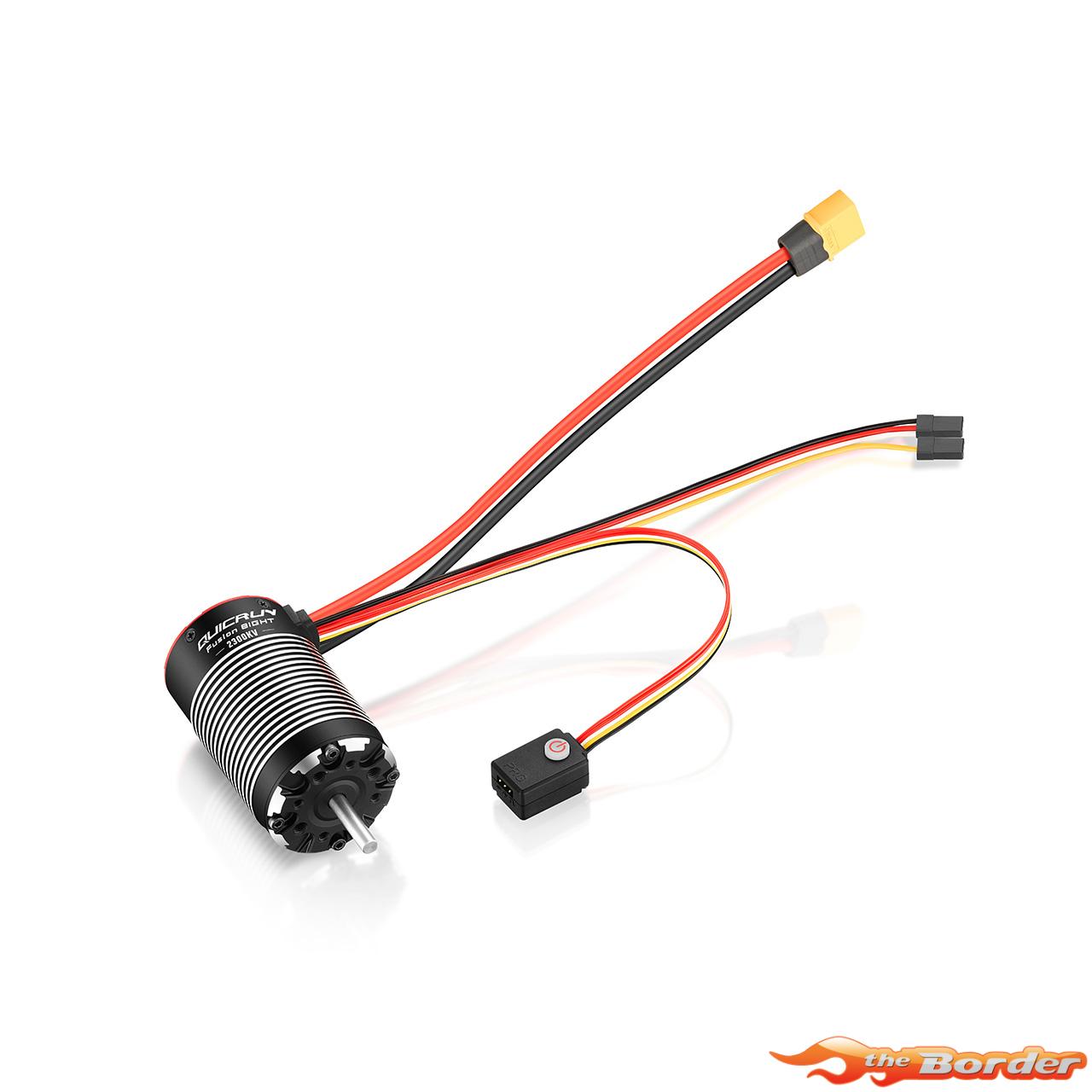 Hobbywing Quicrun Fusion 8ight for 1/8 Crawler 2300KV 30120404 - Afbeelding 2