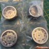 BRP 1.0'' Black Silver Beadlock Wheel Rim set for 1/18 M010 - Afbeelding 4